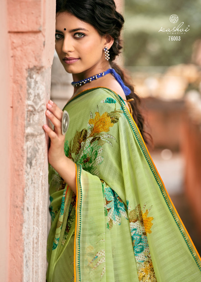 Kashvi Creation Naina Georgette Saree Collection