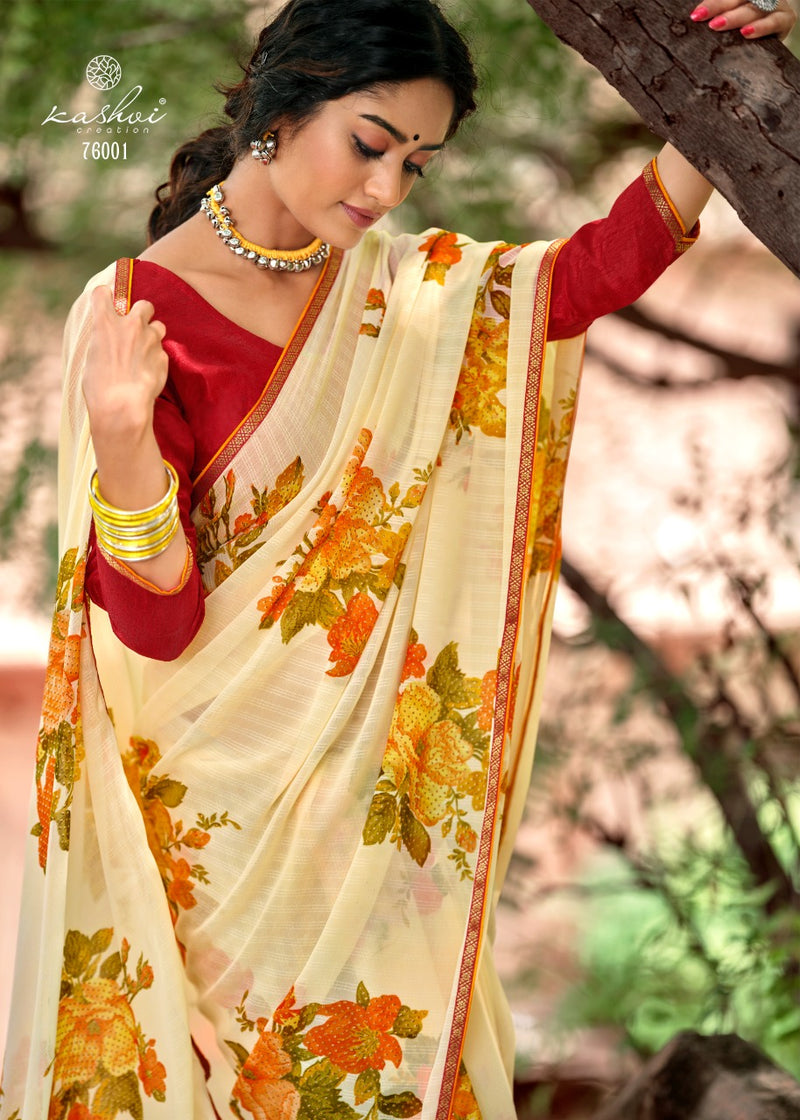 Kashvi Creation Naina Georgette Saree Collection