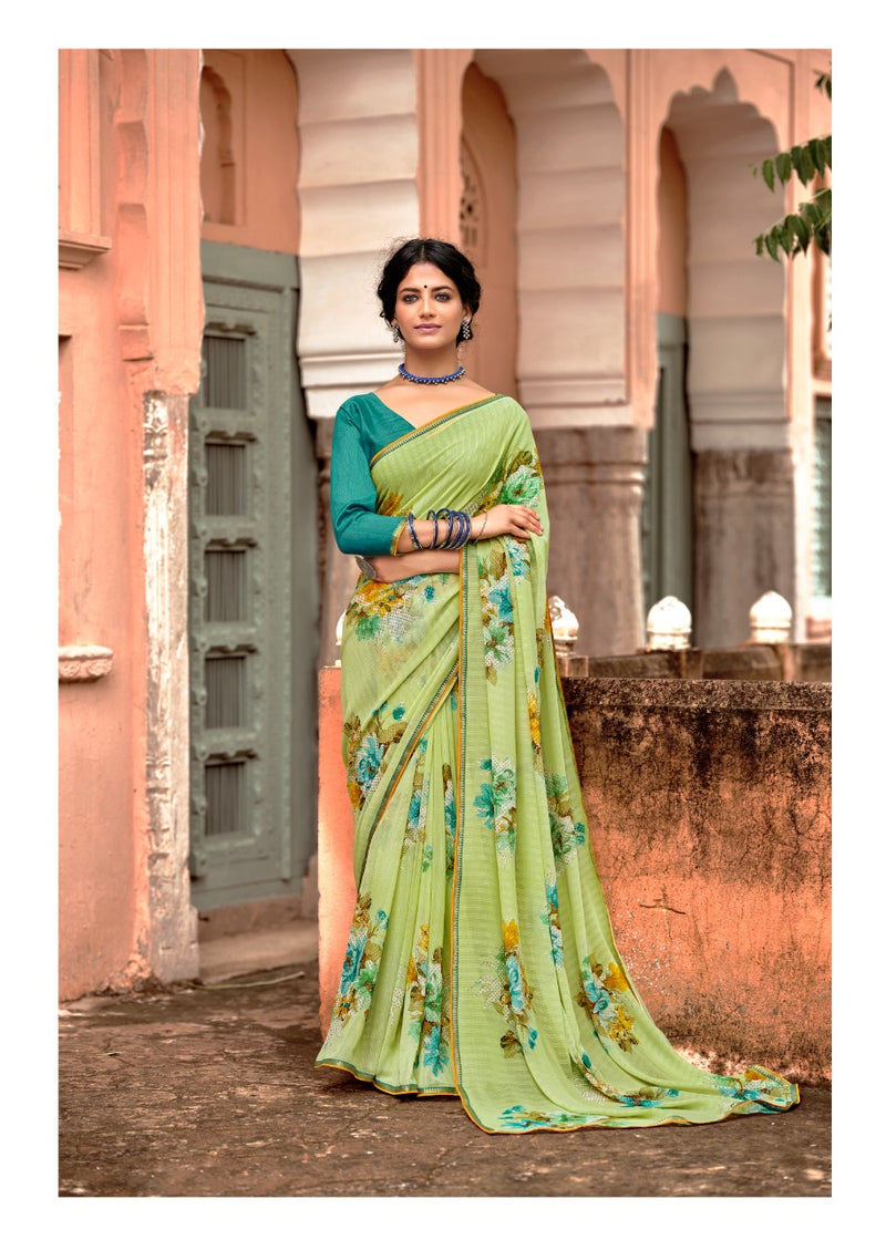 Kashvi Creation Naina Georgette Saree Collection