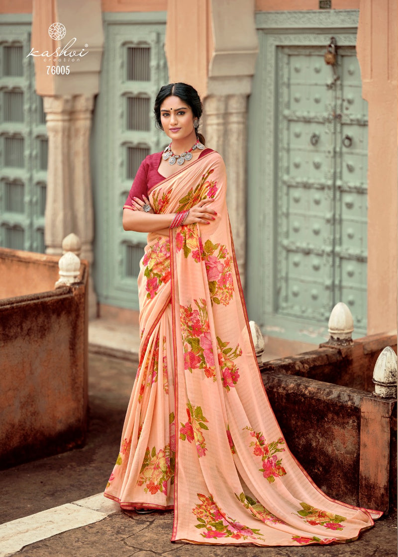 Kashvi Creation Naina Georgette Saree Collection