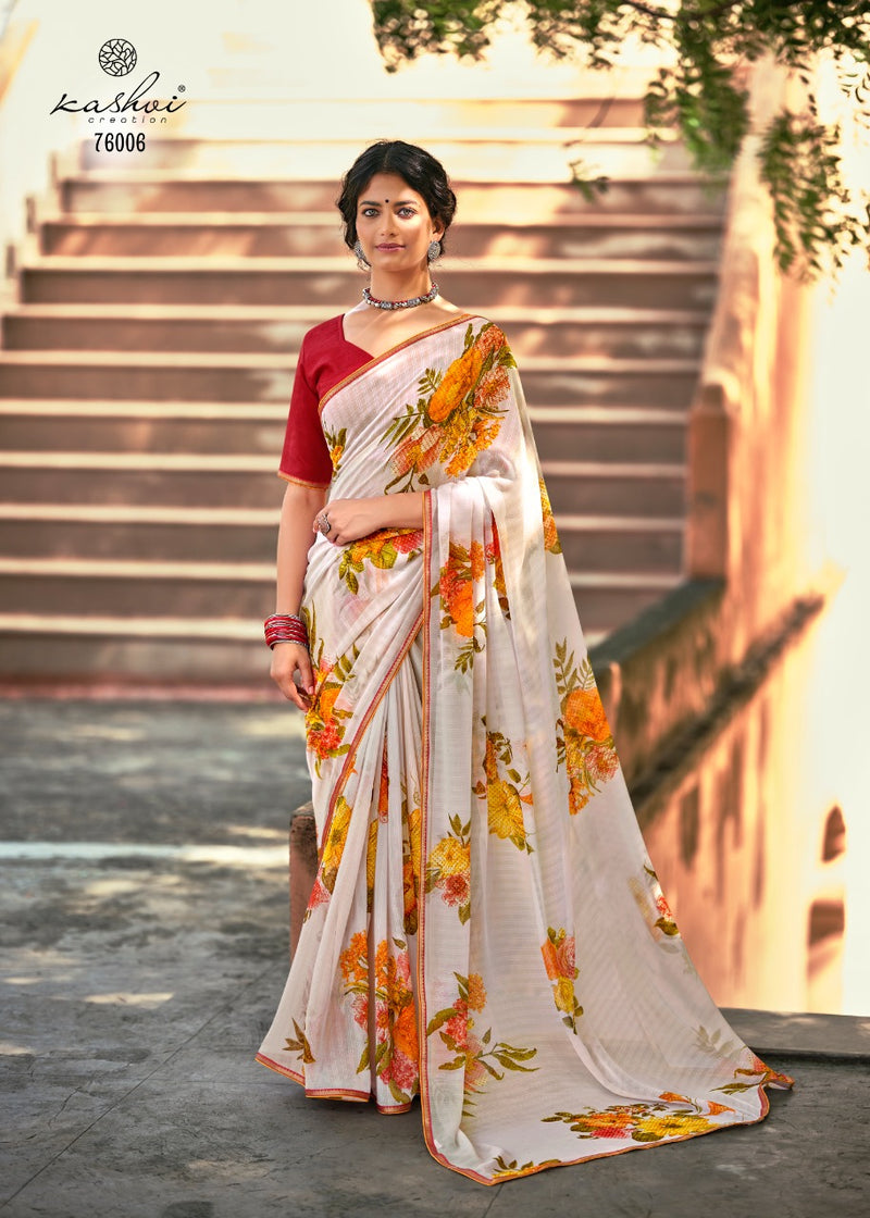 Kashvi Creation Naina Georgette Saree Collection