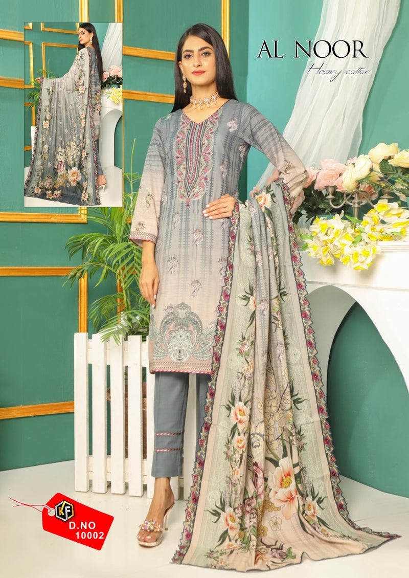 Keval Fab Al Noor Pure Cotton Printed Casual Wear Karachi Cotton Salwar Kameez