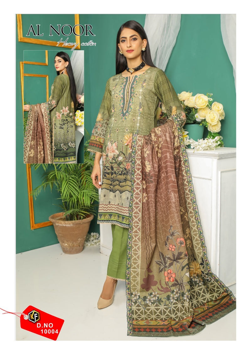 Keval Fab Al Noor Pure Cotton Printed Casual Wear Karachi Cotton Salwar Kameez