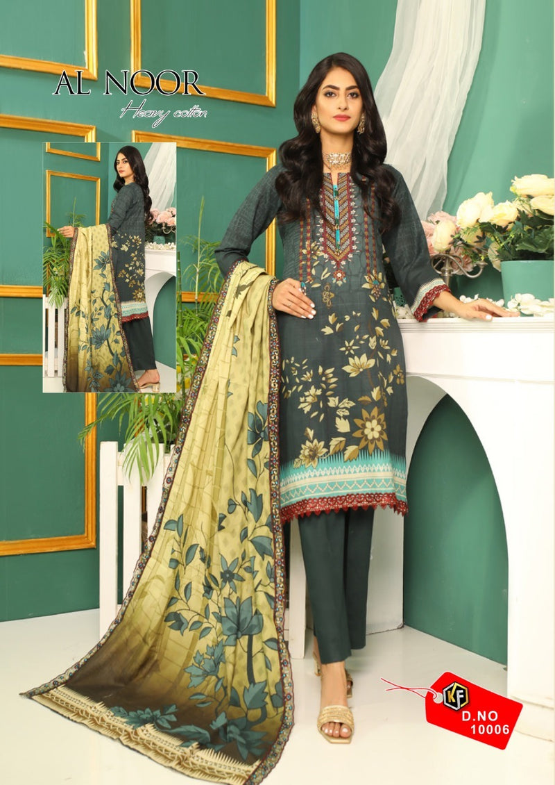 Keval Fab Al Noor Pure Cotton Printed Casual Wear Karachi Cotton Salwar Kameez