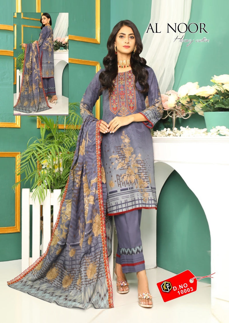 Keval Fab Al Noor Pure Cotton Printed Casual Wear Karachi Cotton Salwar Kameez