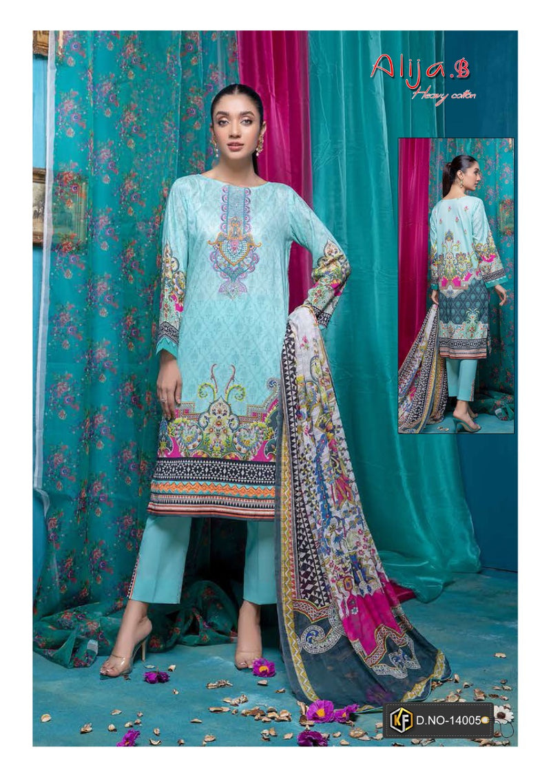 Keval Fab Alija B Vol 14 Heavy Cotton Printed Karachi Cotton Salwar Kameez