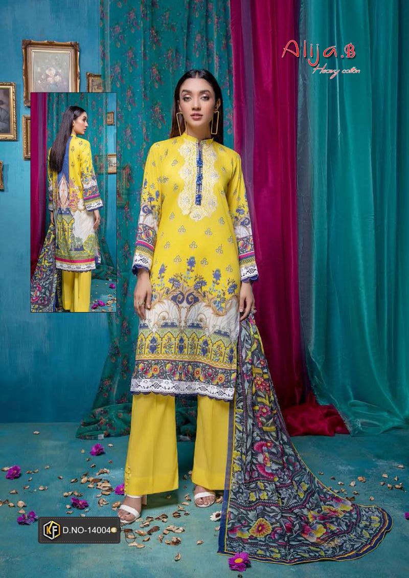 Keval Fab Alija B Vol 14 Heavy Cotton Printed Karachi Cotton Salwar Kameez