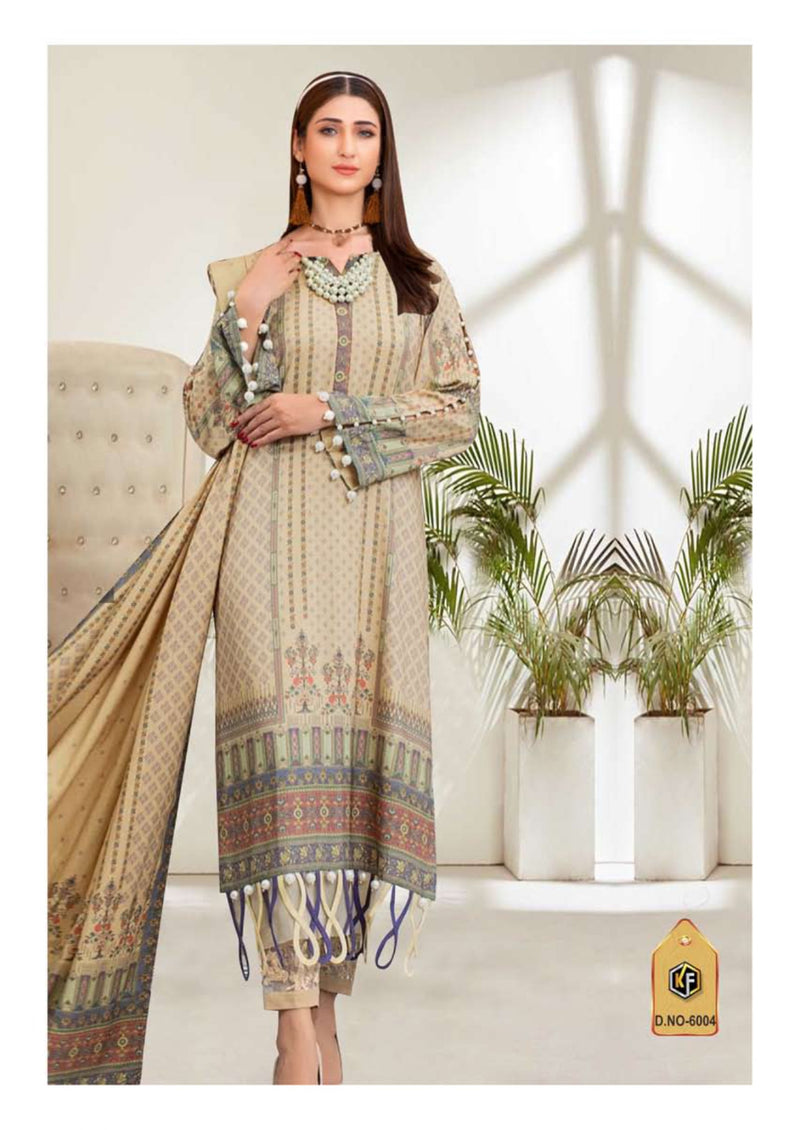 Keval Fab Sobia Nazir Vol 6 Pure Premium Cotton Casual Wear Salwar Suit