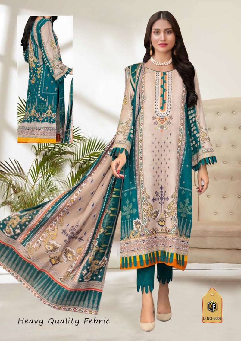 Keval Fab Sobia Nazir Vol 6 Pure Premium Cotton Casual Wear Salwar Suit