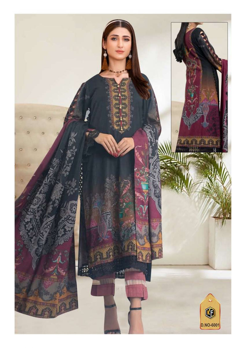 Keval Fab Sobia Nazir Vol 6 Pure Premium Cotton Casual Wear Salwar Suit