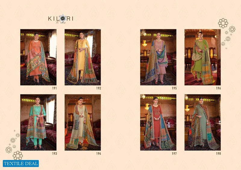 Kilory Trends Daisy Printed Jam Sattin Designer Salwar Suits