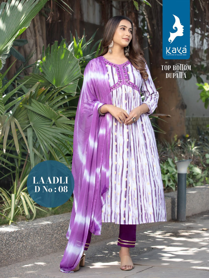 Kaya Laadli Rayon Printed Fancy Designer Party Wear Kurti