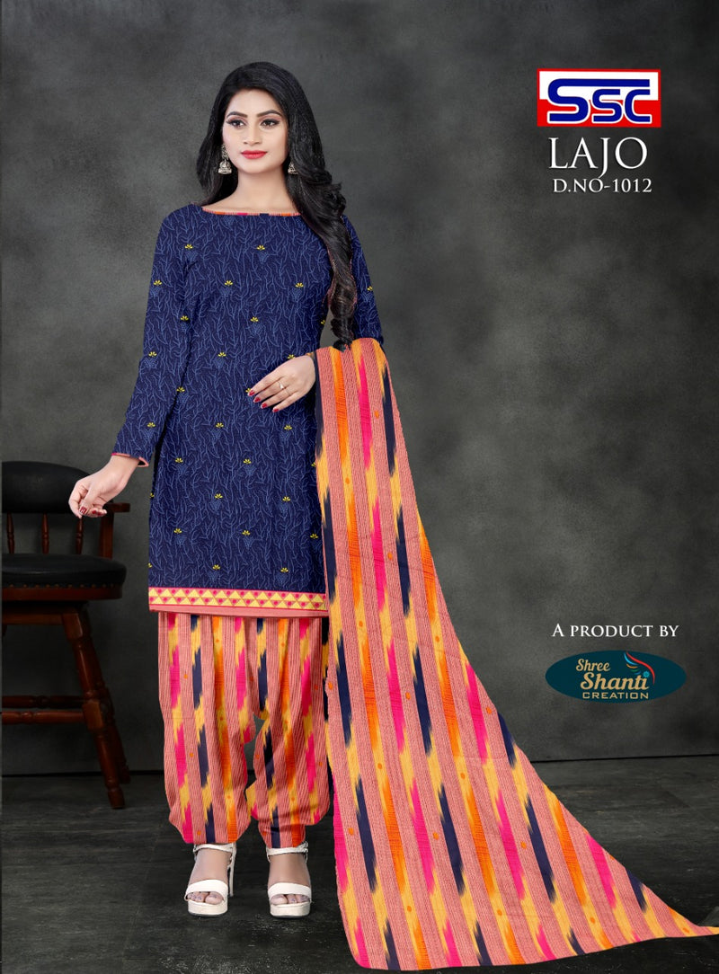 Ssc Creation Lajo American Crepe Patiyala Style Festive Wear Salwar Suits