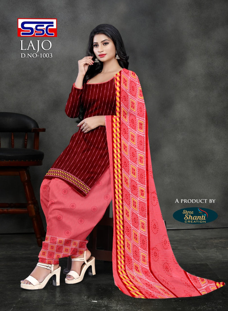 Ssc Creation Lajo American Crepe Patiyala Style Festive Wear Salwar Suits