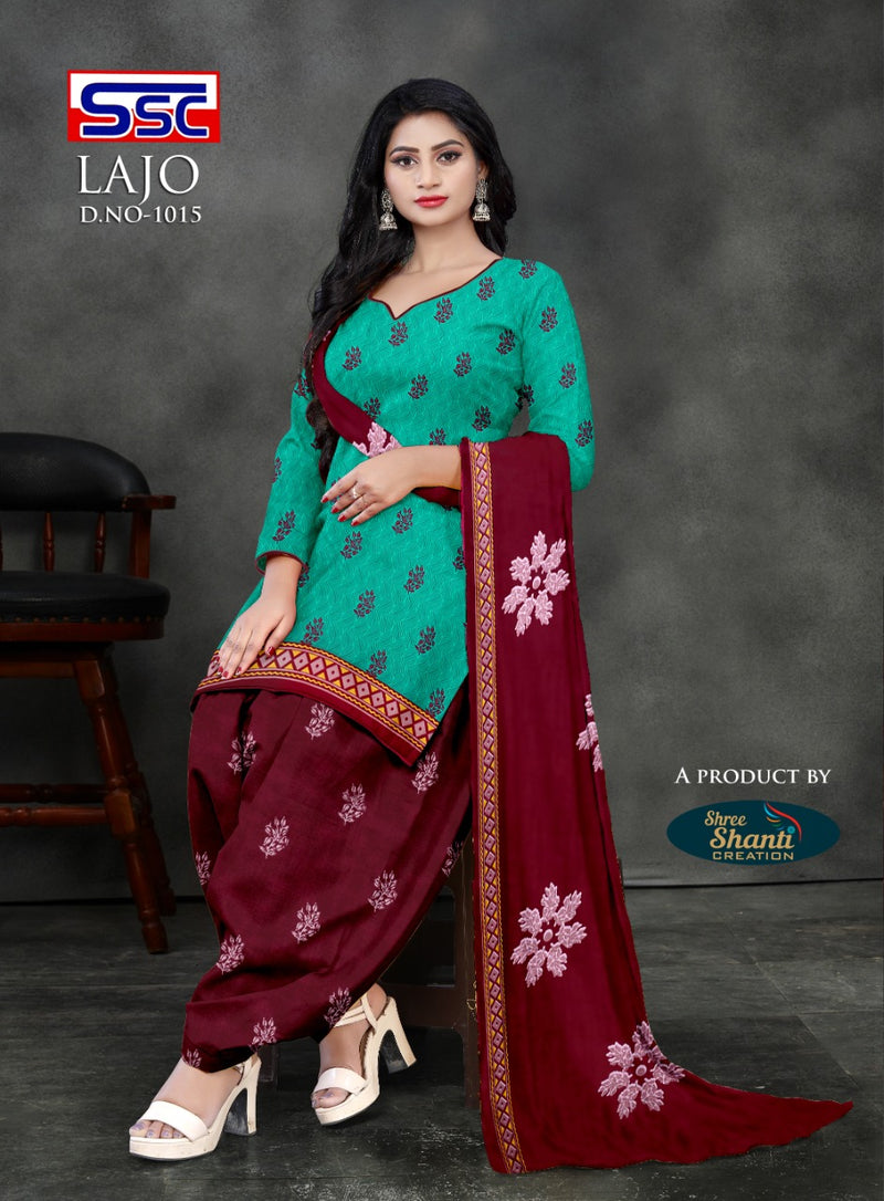 Ssc Creation Lajo American Crepe Patiyala Style Festive Wear Salwar Suits