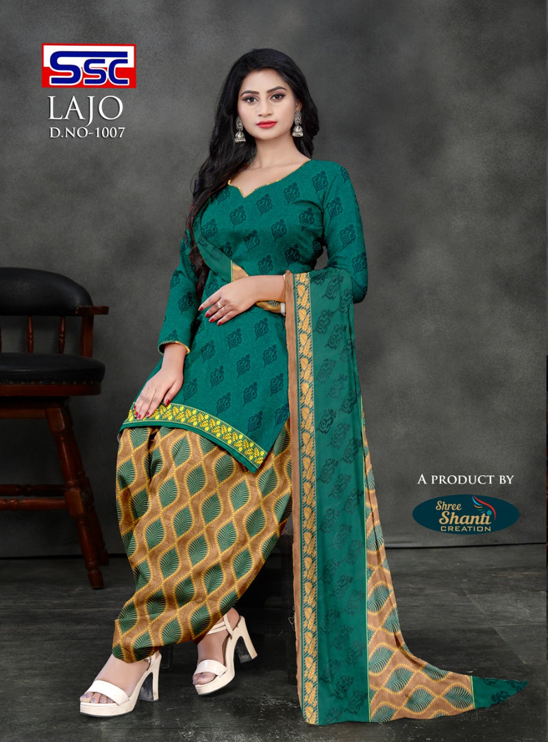 Ssc Creation Lajo American Crepe Patiyala Style Festive Wear Salwar Suits