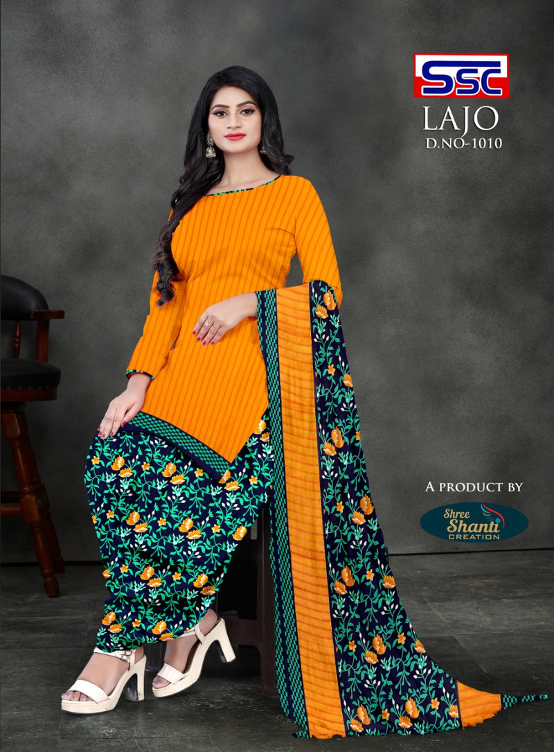 Ssc Creation Lajo American Crepe Patiyala Style Festive Wear Salwar Suits