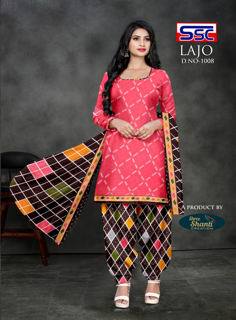 Ssc Creation Lajo American Crepe Patiyala Style Festive Wear Salwar Suits