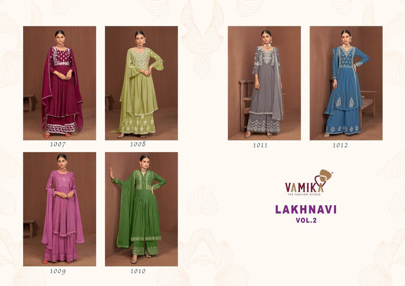 Vamika Fashion Lakhnawi Vol 2 Designer Party Wear Salwar Suits