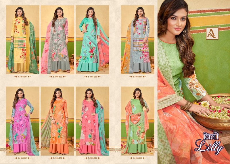 Alok Suits Lilly Jam Cotton Digital Printed Party Wear Salwar Suits