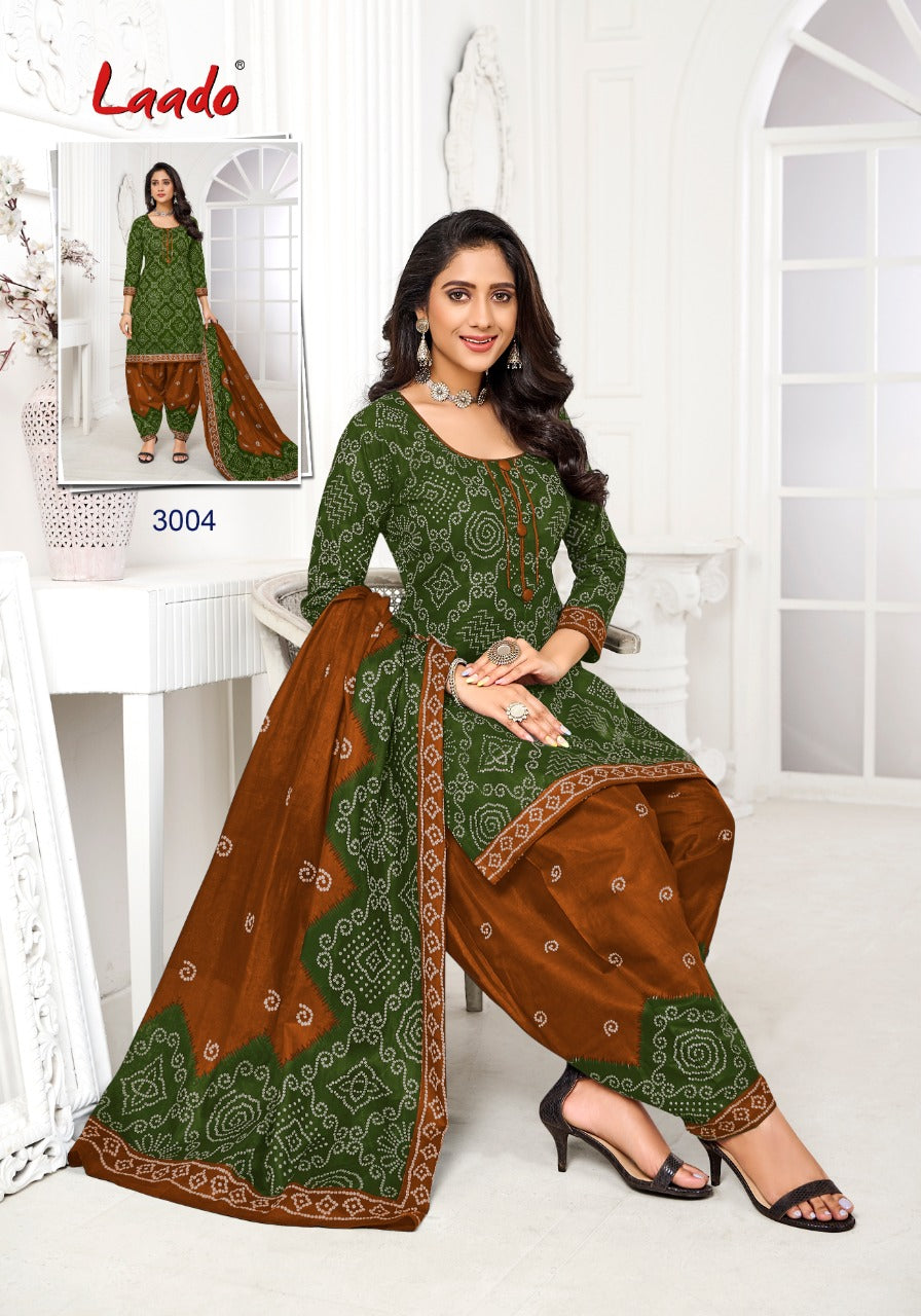 Laado Bandhani Special Vol 3 Pure Cotton Daily Wear Salwar Suit