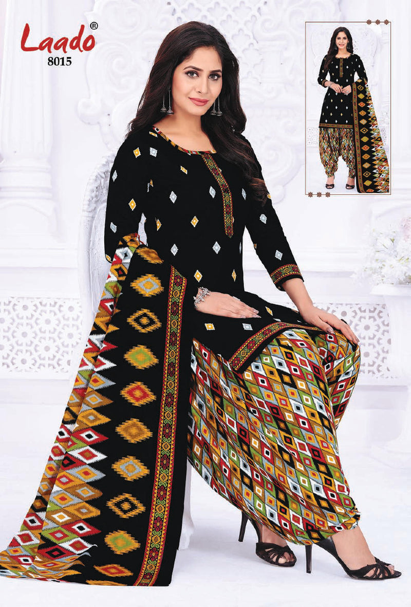 Laado Presents Priti Patiyala Vol 8 Pure Cotton Casual Wear Salwar Suit