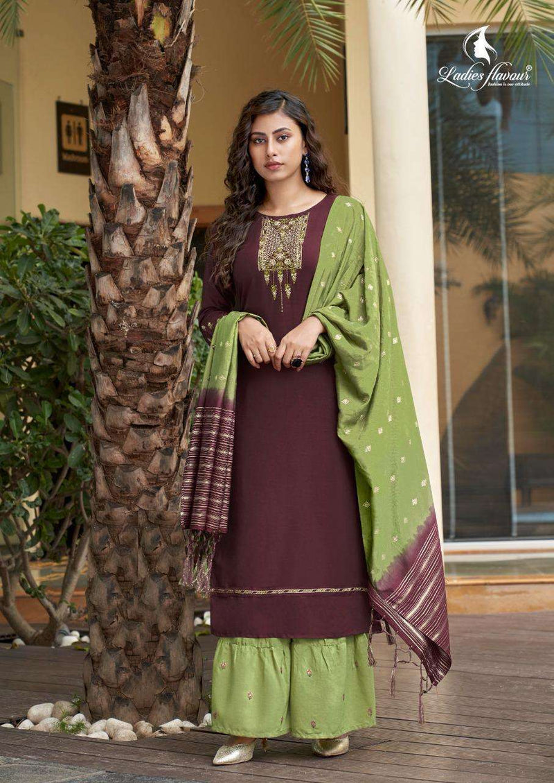 Ladies Flavour Launch Ruhana Muslin With Heavy Embroidery Work Designer Sawar Kameez