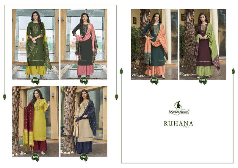 Ladies Flavour Launch Ruhana Muslin With Heavy Embroidery Work Designer Sawar Kameez