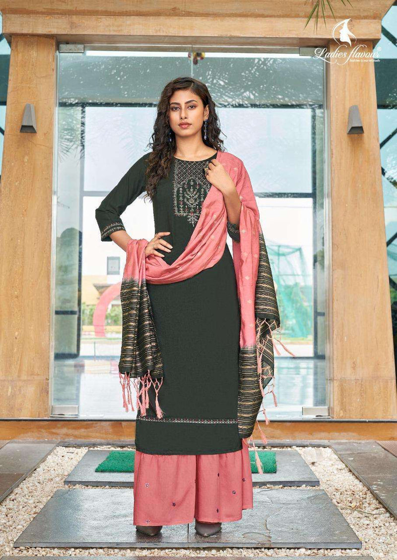 Ladies Flavour Launch Ruhana Muslin With Heavy Embroidery Work Designer Sawar Kameez