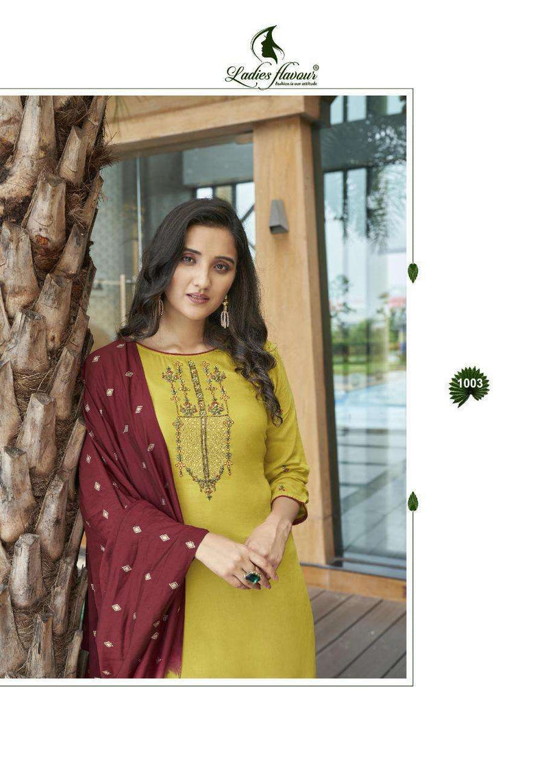 Ladies Flavour Launch Ruhana Muslin With Heavy Embroidery Work Designer Sawar Kameez