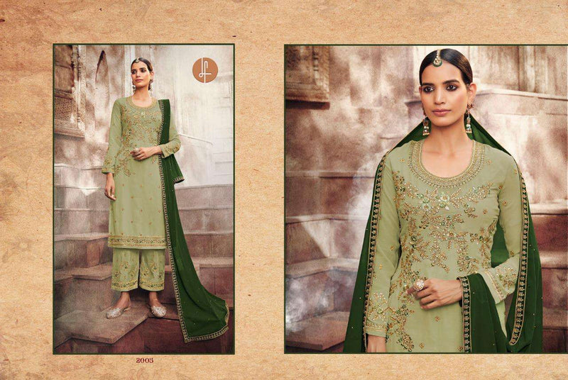 Leo Fashion Launch By Aarkha Vol 6 Georgette With Fancy Embroidery Work Exclusive Casual Wear Salwar Suits