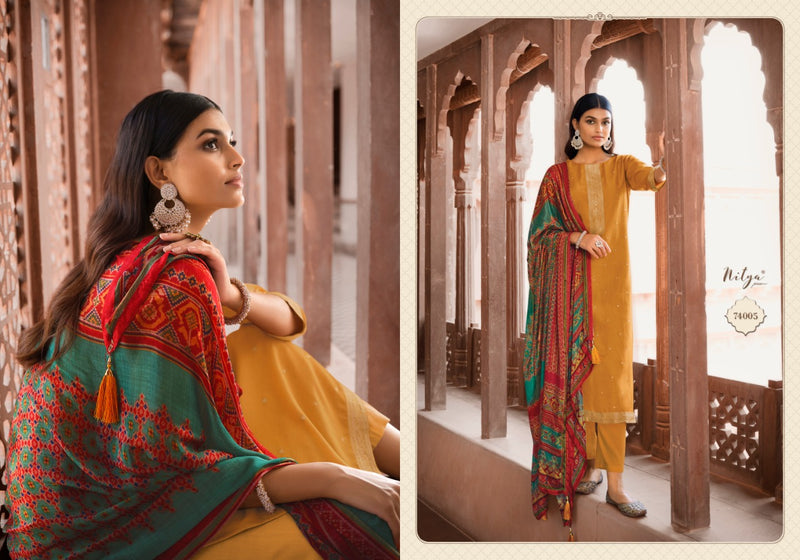 Lt Fabrics Nitya Vol 174 Dola Jacquard Designer Wear Salwar Kameez