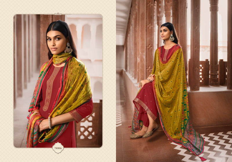 Lt Fabrics Nitya Vol 174 Dola Jacquard Designer Wear Salwar Kameez