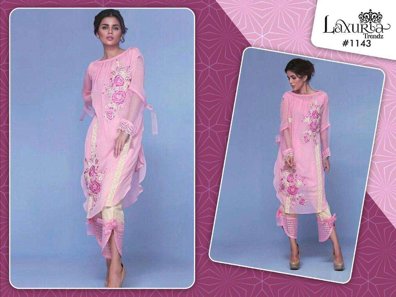 Luxuria Trendz 1143 Faux Georgette Stylish Wear Pakistani Pret Kurti