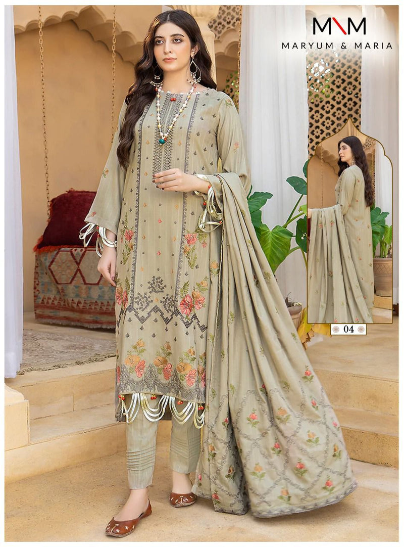 Maryum & Maria Mahermah Pure Cotton Karachi Pakistani Salwar Suit