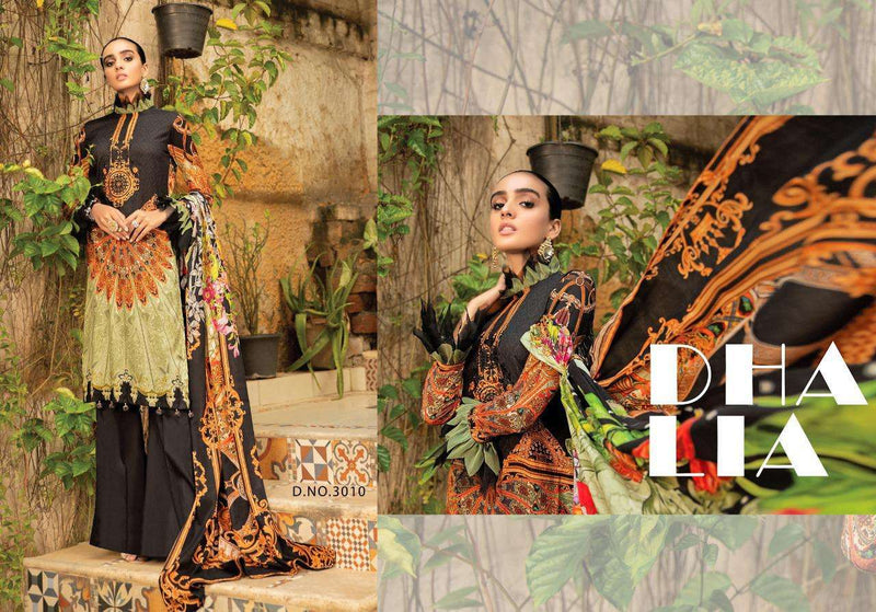 Yashika Trendz Mahnoor Vol 3 Lawn Cotton Festive Wear Salwar Suits With Digital Print