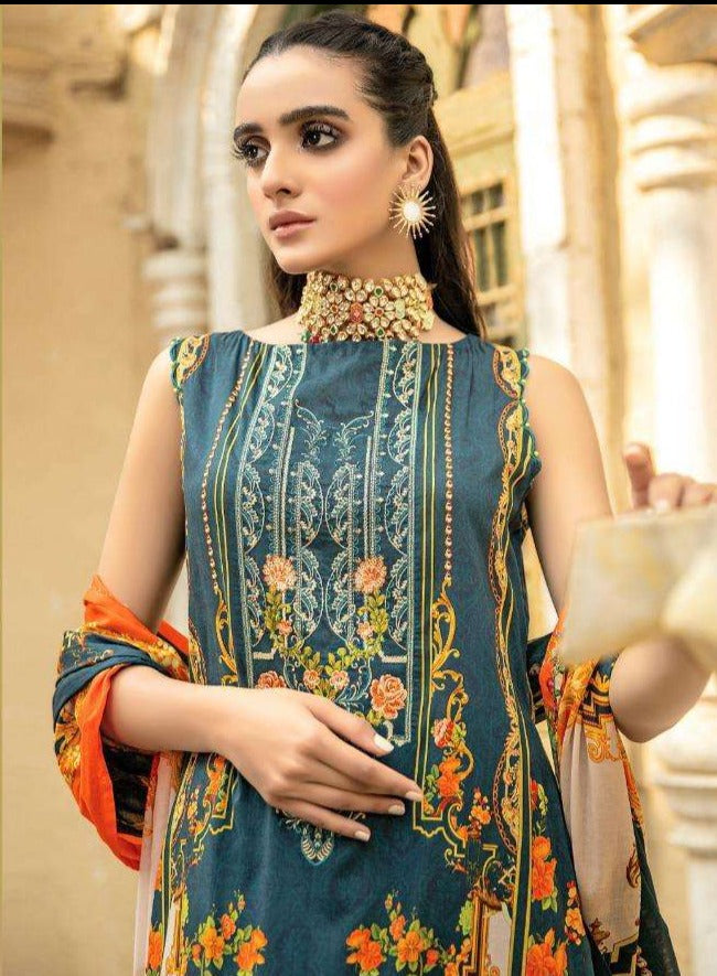 Yashika Trendz Mahnoor Vol 3 Lawn Cotton Festive Wear Salwar Suits With Digital Print