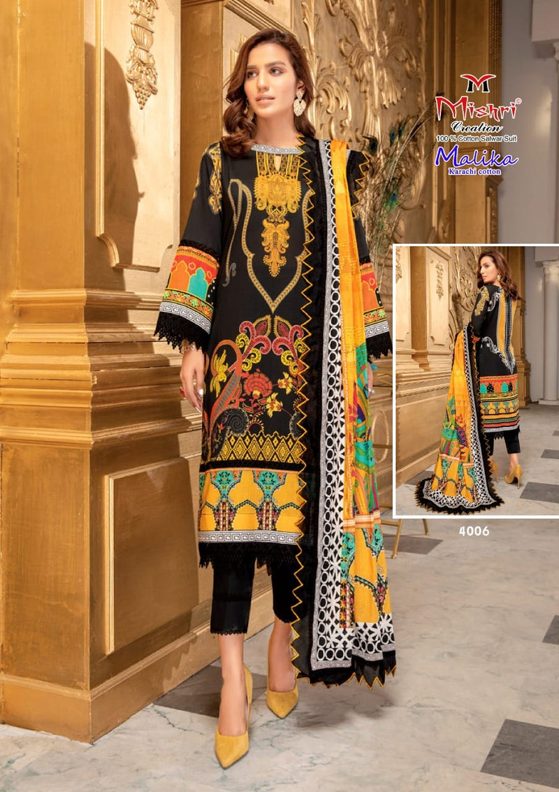 Mishri Creation Mallika Vol 4 Cotton Printed Pakistani Style Festive Wear Salwar Suits