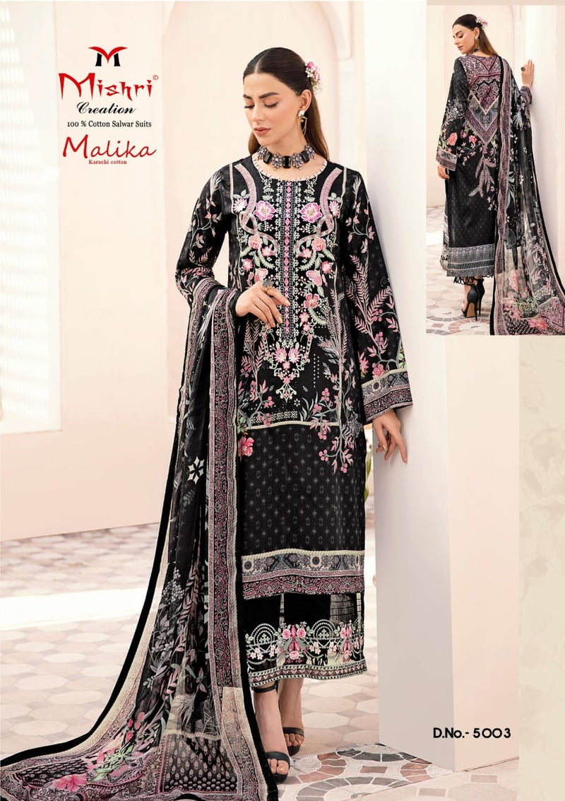 Mishri Creation Mallika Vol 5 Cotton Printed Pakistani Style Party Wear Salwar Suits