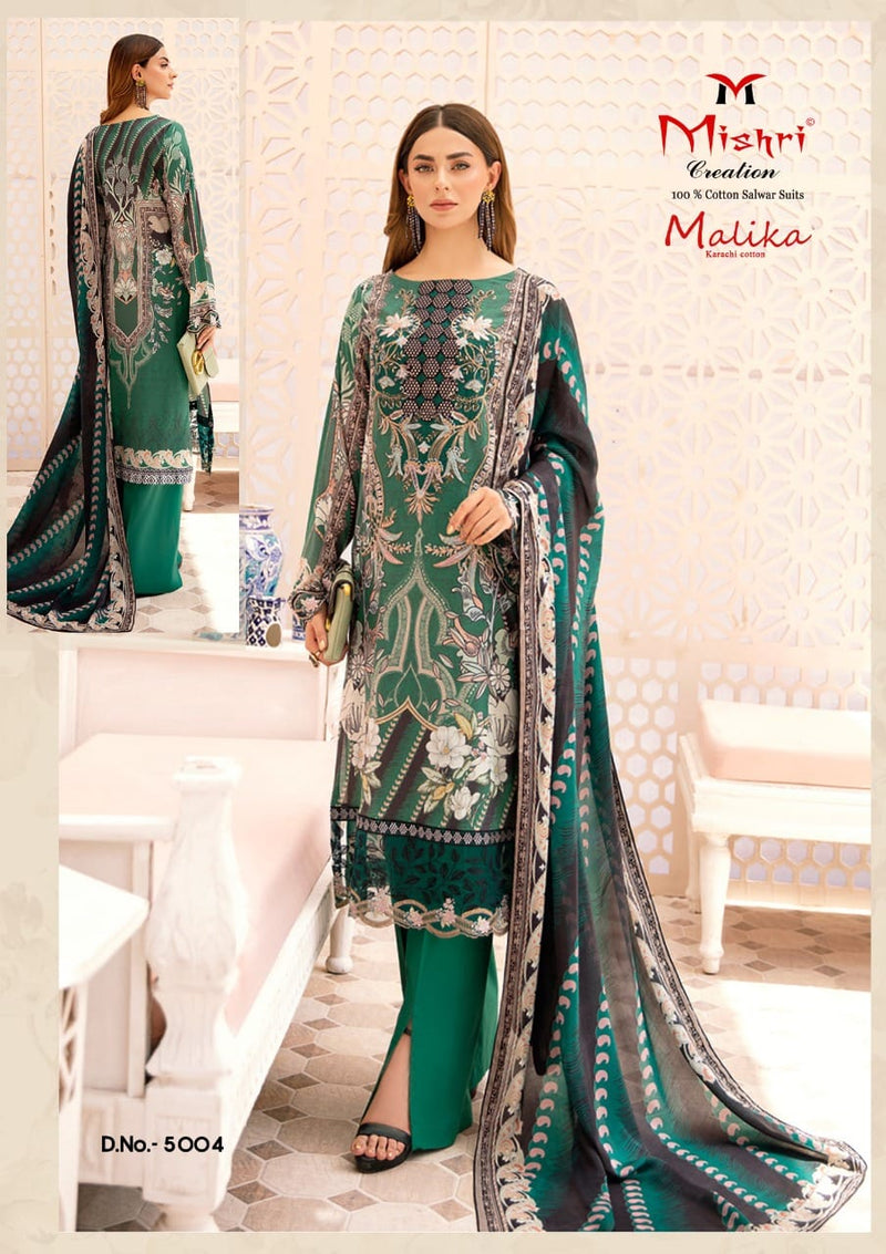 Mishri Creation Mallika Vol 5 Cotton Printed Pakistani Style Party Wear Salwar Suits