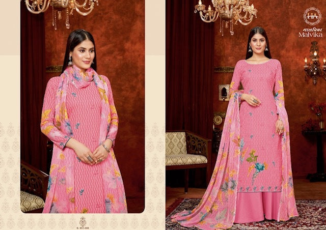 Harshit Fashion Hub Malvika Cambric Cotton Fancy Digital Printed Party Wear Salwar Suits