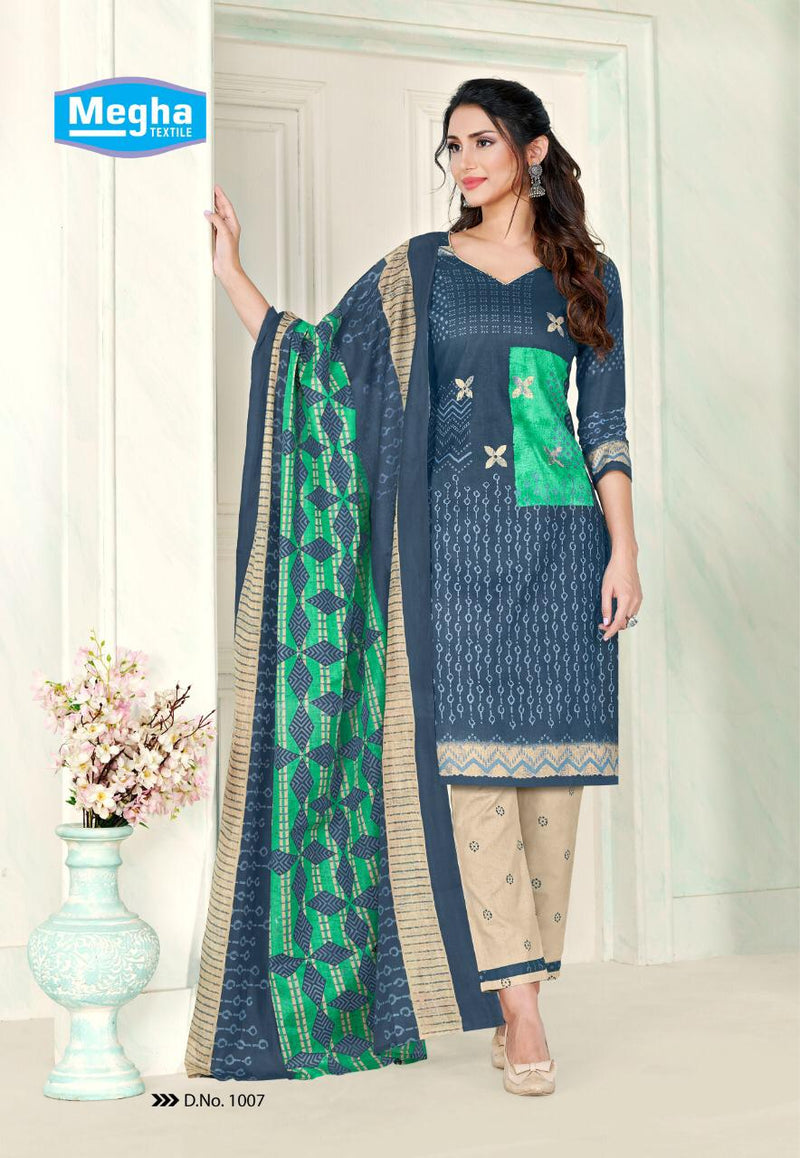 Megha Textile Manchali Vol 3 Cotton Printed Festive Wear Salwar Kameez