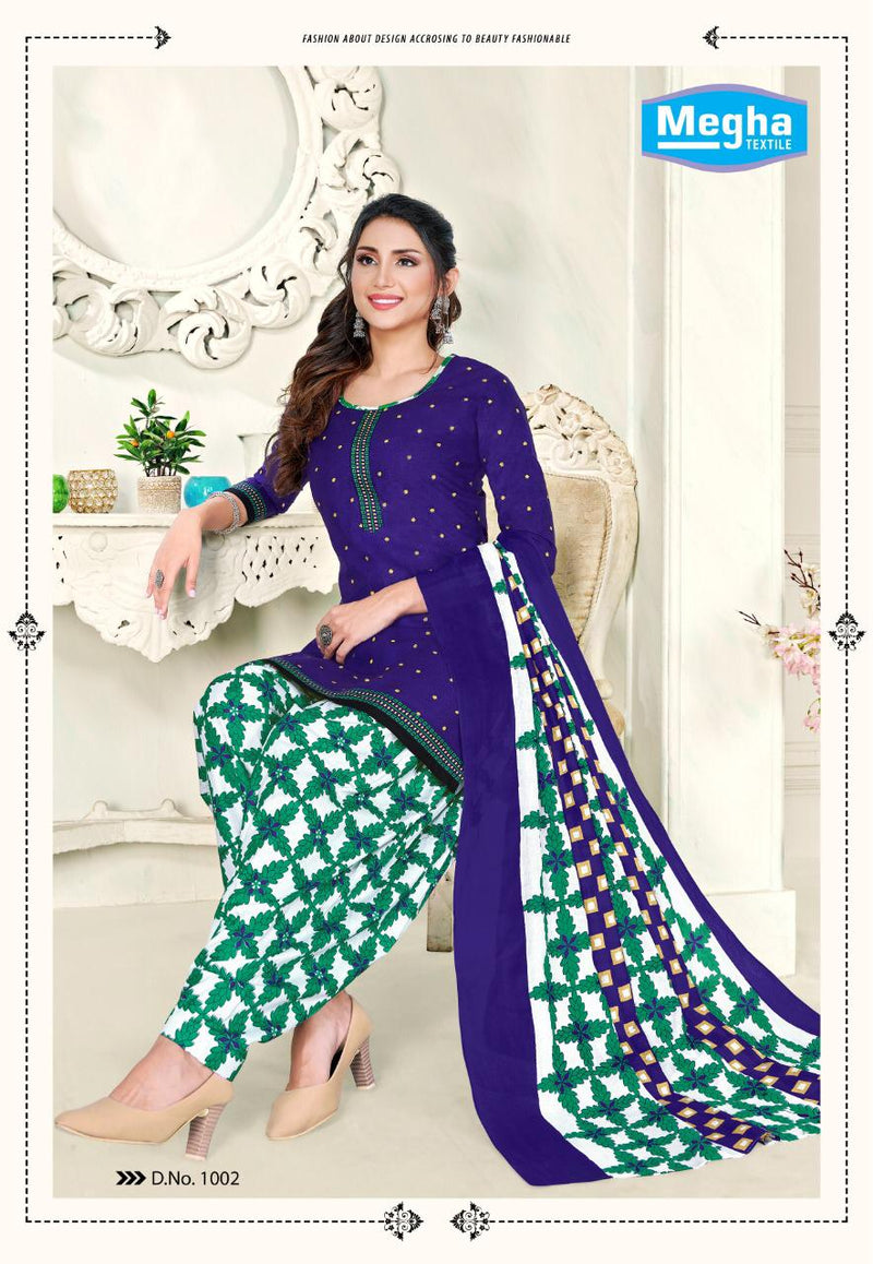 Megha Textile Manchali Vol 3 Cotton Printed Festive Wear Salwar Kameez