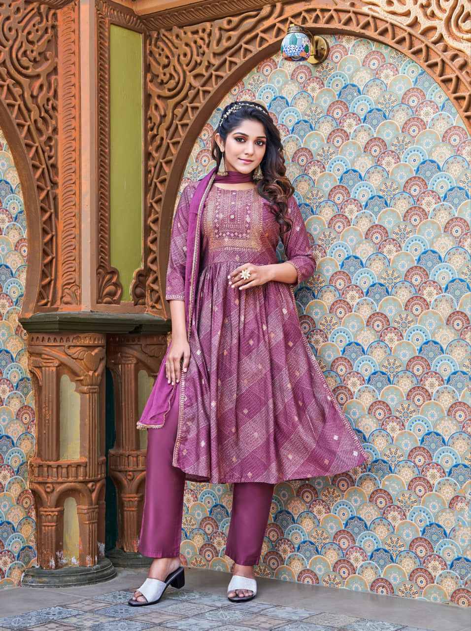 Ossm Mannat Vol 2 Silk With Beautiful Work Stylish Designer Festive Wear Fancy Kurti