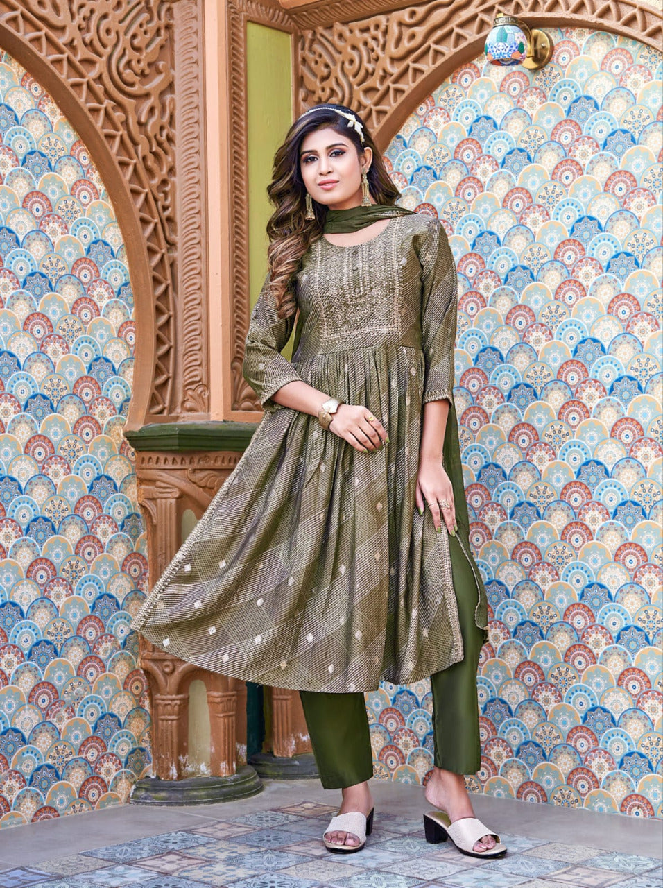 Ossm Mannat Vol 2 Silk With Beautiful Work Stylish Designer Festive Wear Fancy Kurti