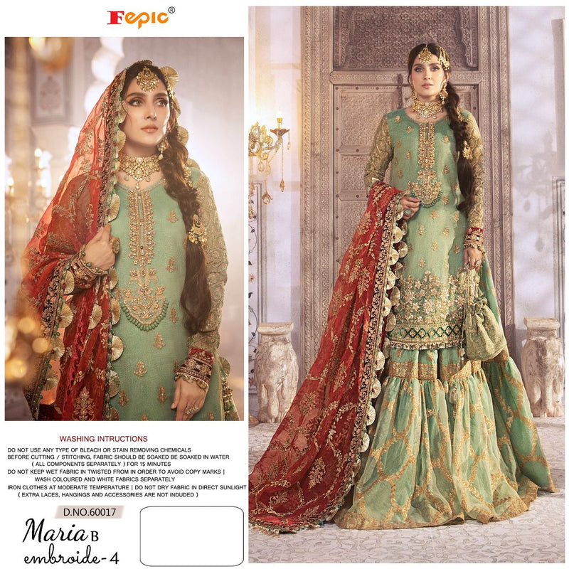 Fepic Rosemeen Maria B Vol 4 Georgette With Heavy Embroidery Work Stylish Designer Wedding Wear Salwar Kameez