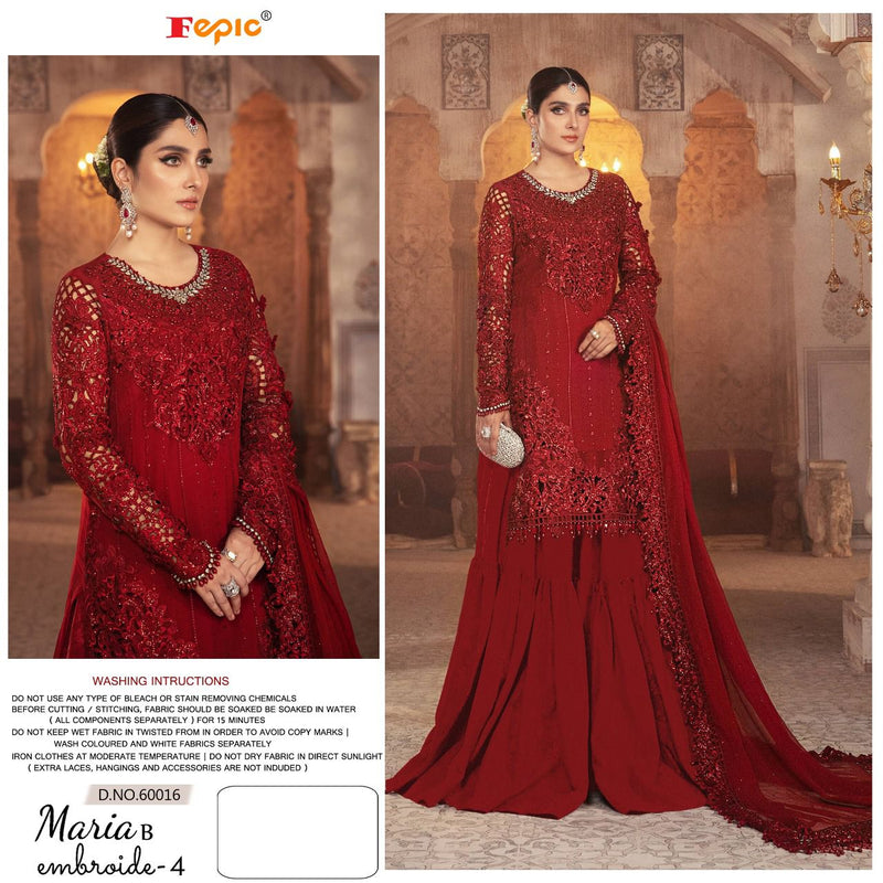 Fepic Rosemeen Maria B Vol 4 Georgette With Heavy Embroidery Work Stylish Designer Wedding Wear Salwar Kameez