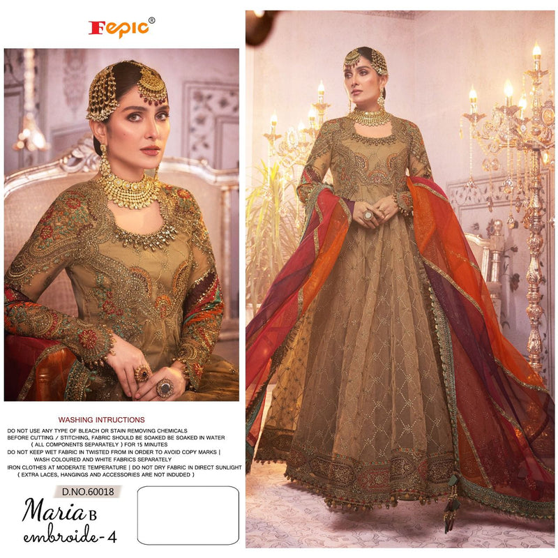 Fepic Rosemeen Maria B Vol 4 Georgette With Heavy Embroidery Work Stylish Designer Wedding Wear Salwar Kameez