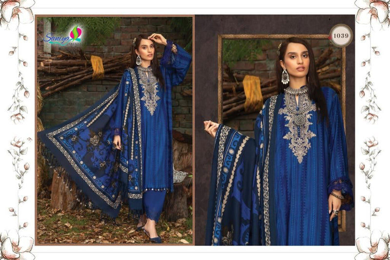 Saniya Trendz Maria B M Print Vol 3 Cotton Pakistani Style Party Wear Salwar Suits