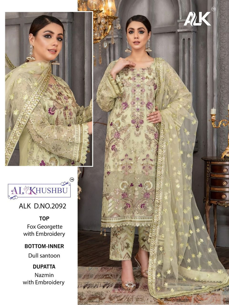 Al Khushbu Mariya Vol 1 Georgette With Heavy Embroidery Work Stylish Designer Pakistani Party Wear Salwar Kameez